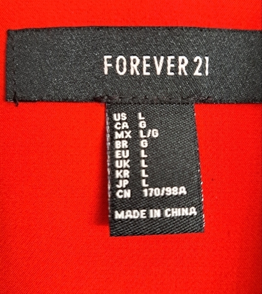 Red Open Blazer With Tab Sleeves - Picture 8 of 8